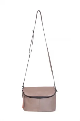 Bolsa de Couro Pochete Transpassada Led