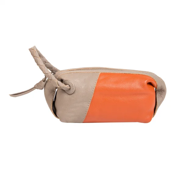 Necessaire Bicolor Couro