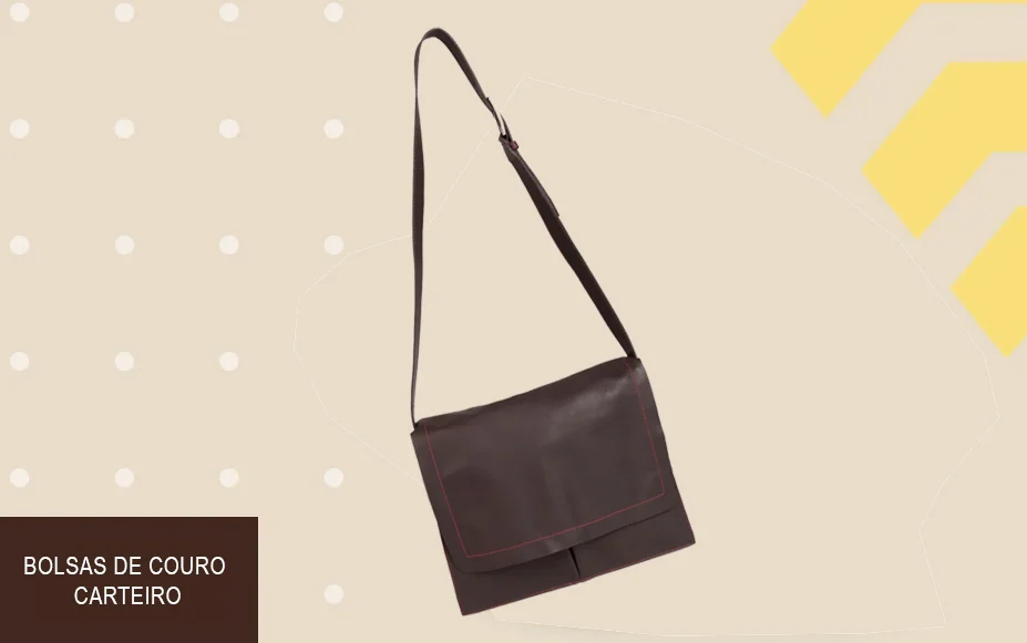 Bolsa de Couro Carteiro